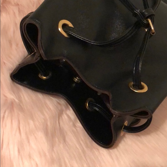 Cat’s Meow Black Kitty Cat Shoulder Bucket Bag - Picture 7 of 8